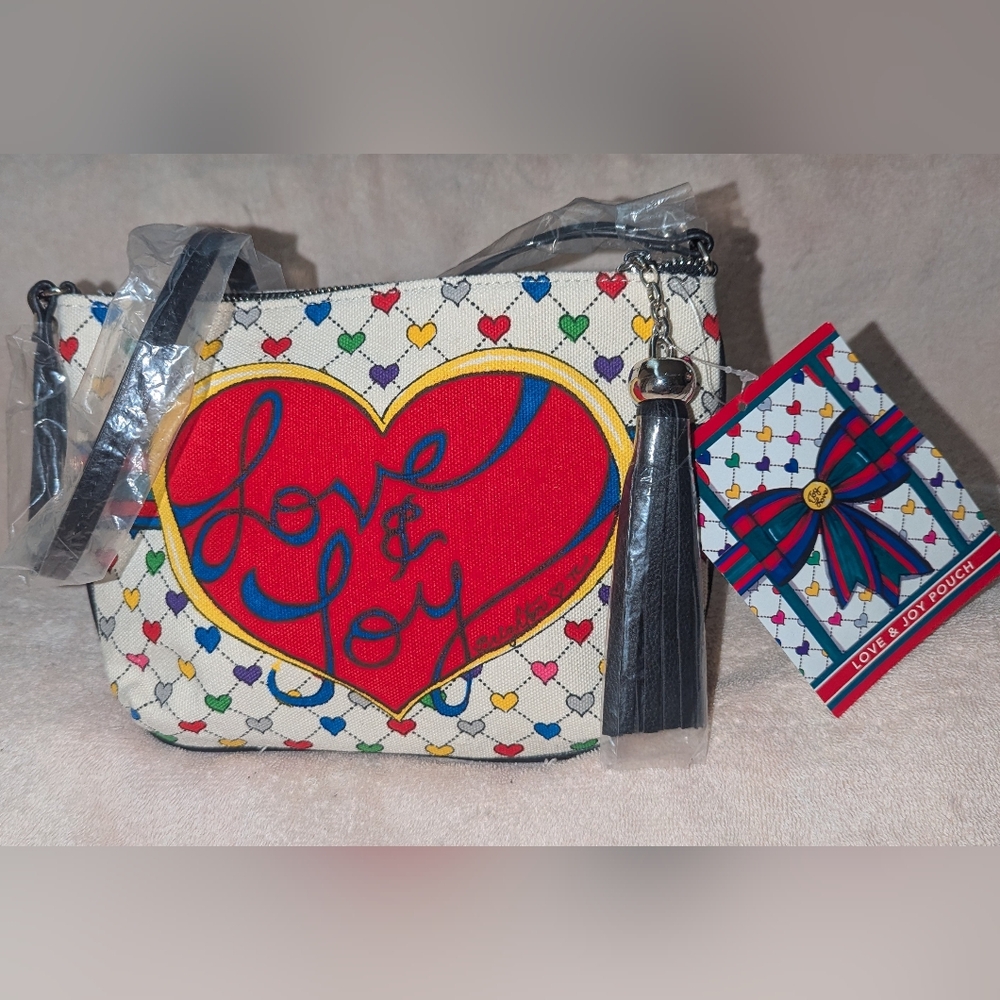 Brighton Love & Joy Heart Crossbody Bag